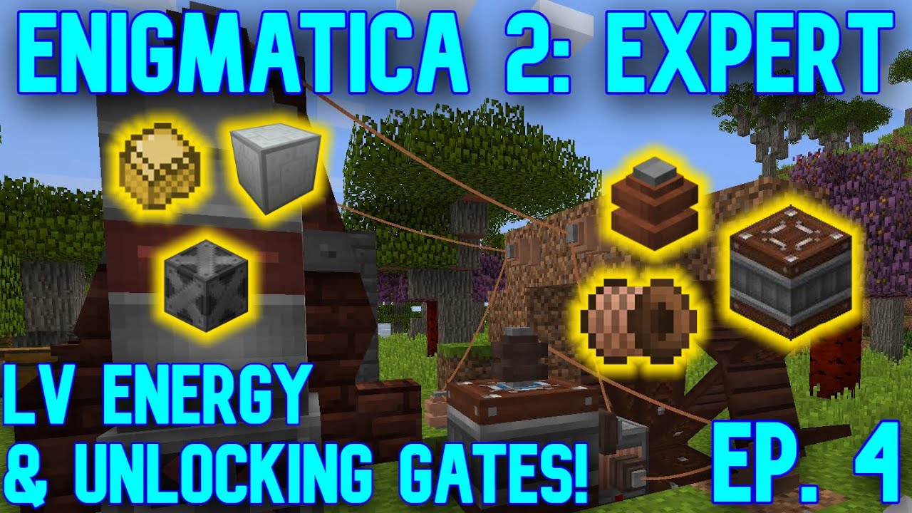 Making LV Power from Immersive Engineering and Unlocking Gates! Minecraft: E2E ep.4
