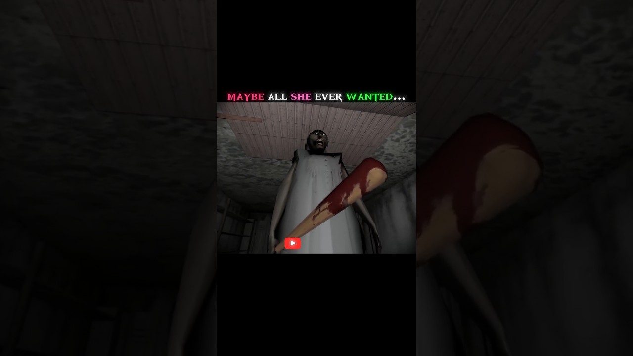 She was all alone...😭💔 #granny #sad #quotes #shorts #fyp #gaming