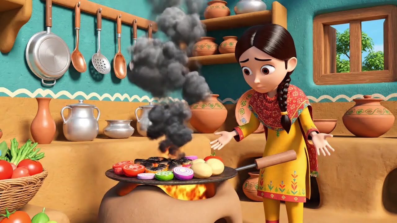 Sookhe Tave Par Kachchi Sabziyan | Hindi Kahaniyan | Bedtime Stories | Fairy Tales | Storytime