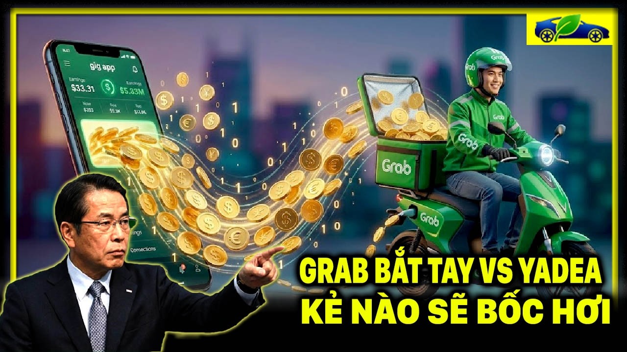 GRAB BẮT TAY YADEA ''CHIA LẠI'' MIẾNG BÁNH XE ĐIỆN