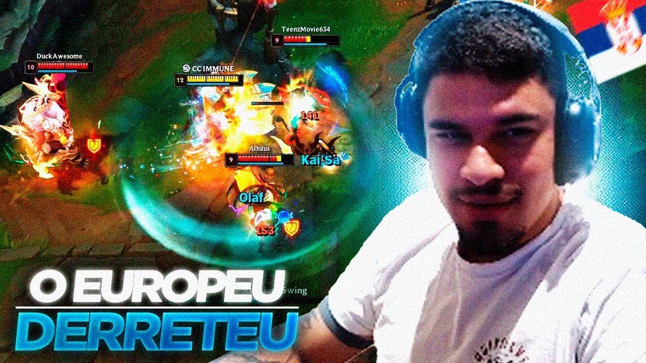OS EUROPEUS NÃO AGUENTARAM A PRESSÃO DO MEU MACHADO!