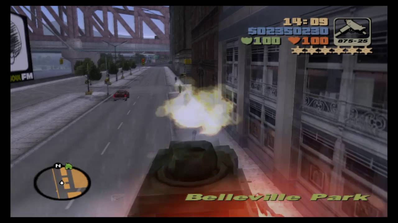 Grand Theft Auto 3 (PS4) Tank Rampage