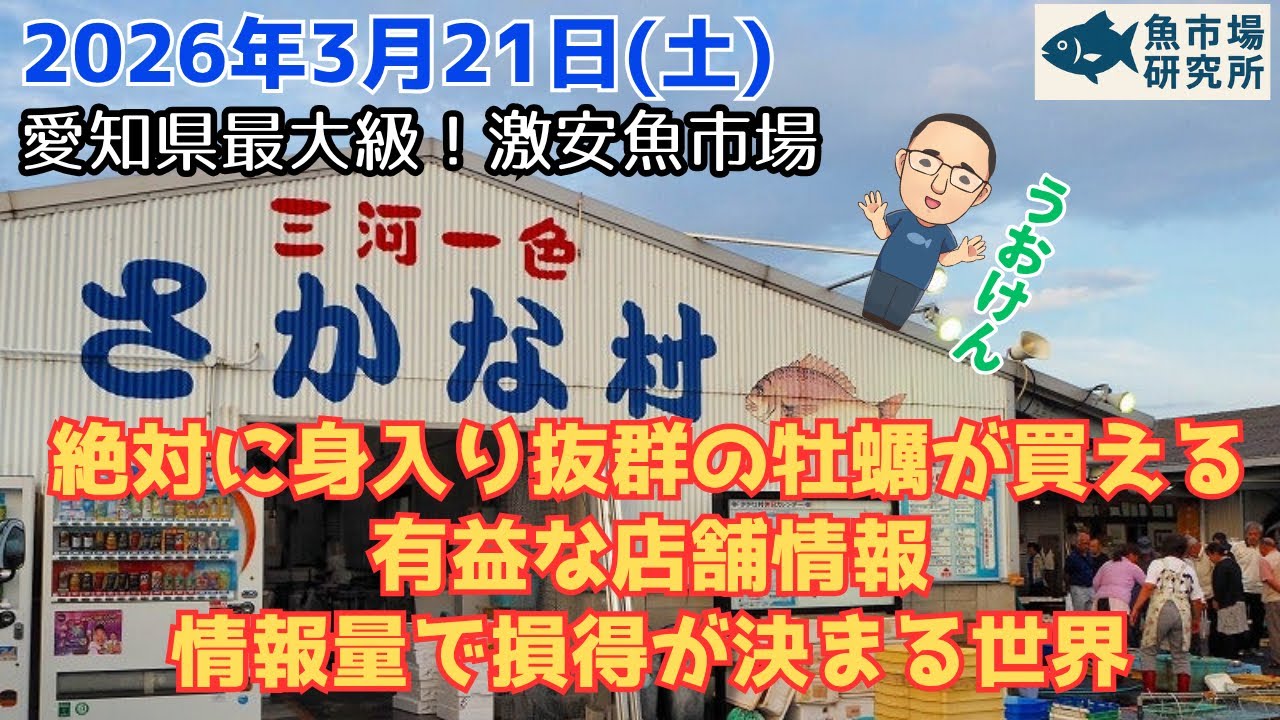 【知らないと損】&ldquo;身入り確定&rdquo;の選び方『一色さかな村』ハズレなしの牡蠣!?