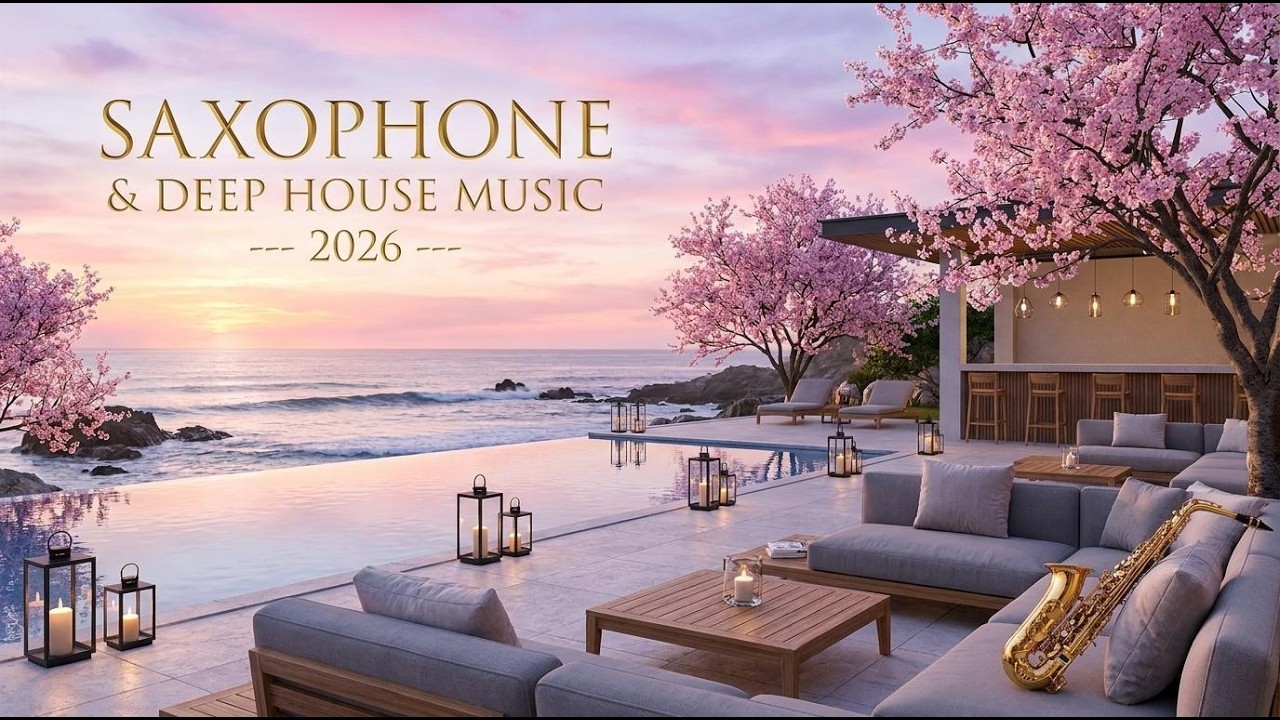Luxury Sax Deep House 2026 | Elegant Sunset Lounge Music for Beach Club Relaxation