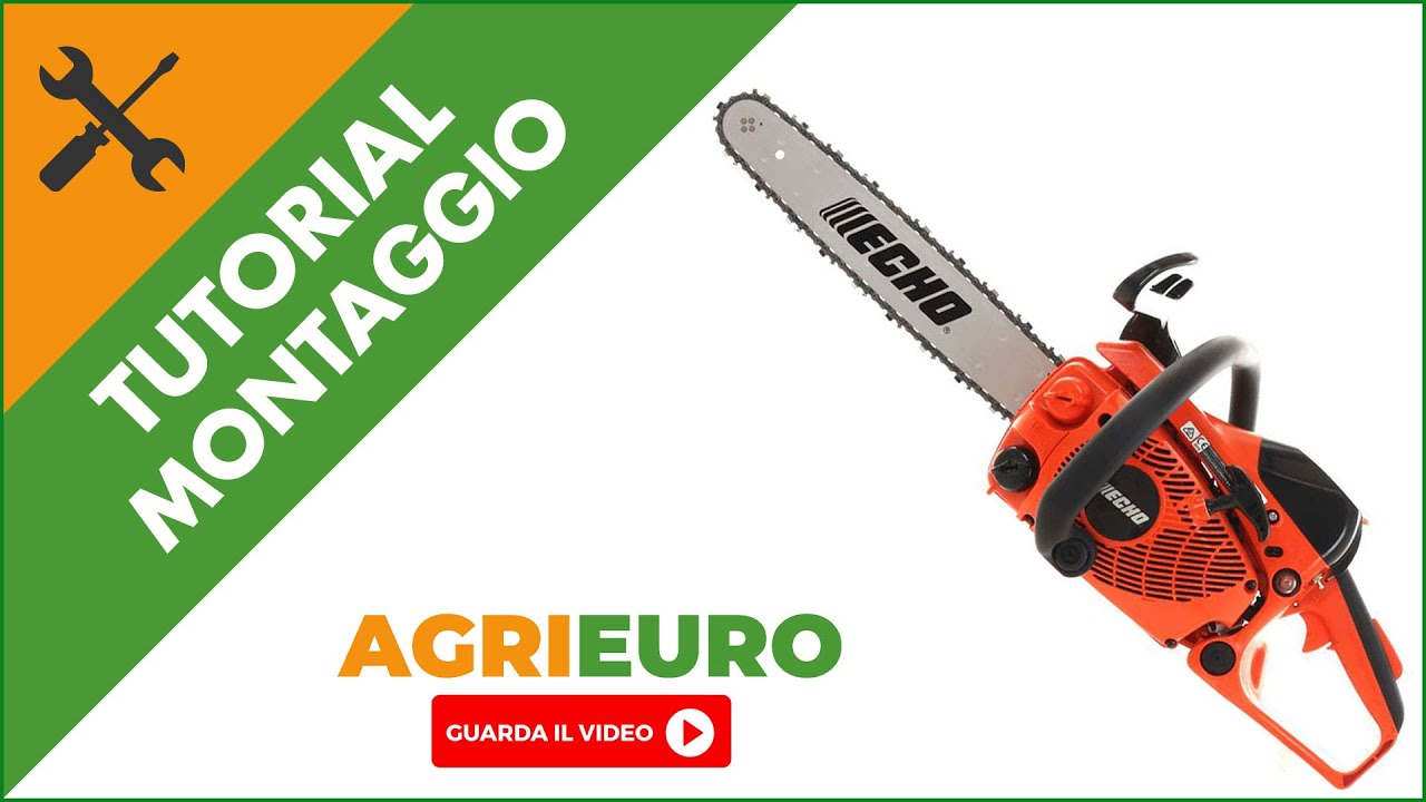 Motosega Echo CS362WES, montaggio completo