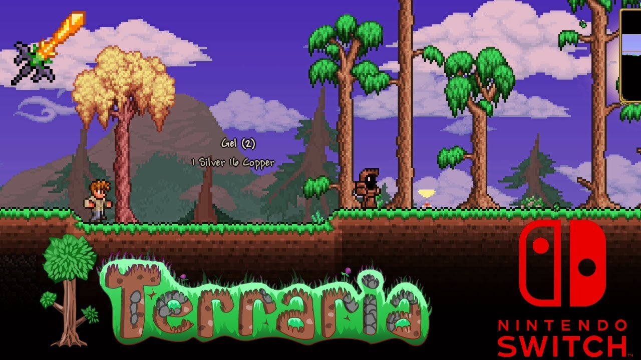 Pierwsza Misja W grze Terraria Nintendo Switch