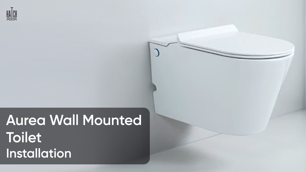 طريقة تركيب كرسي اوريا المعلق │Aurea Toilet wall-mounted (installation guide)