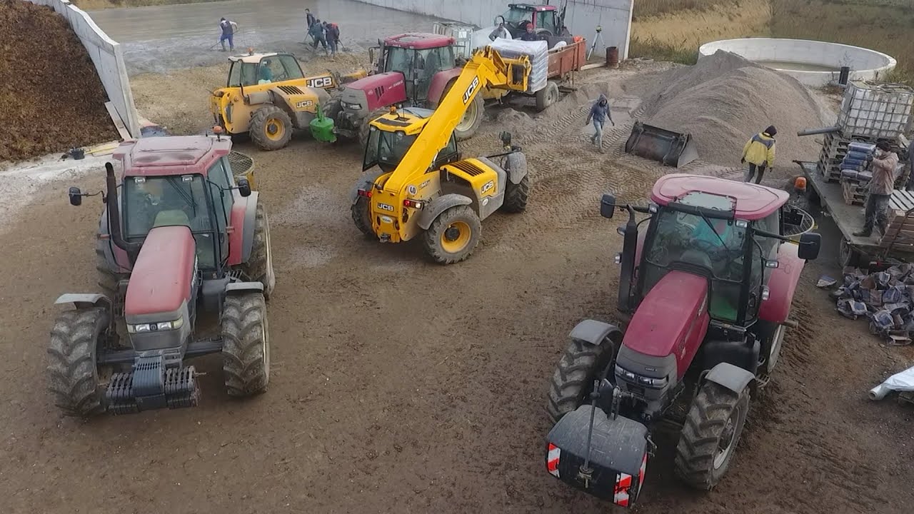 BÉTONNAGE XXL | 4 Tracteurs & 3 Télescopiques!