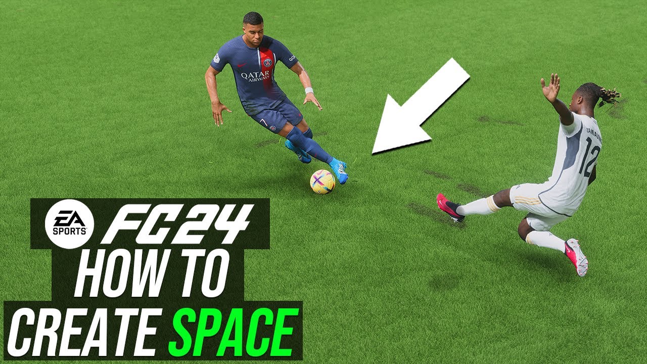 FC 24 - How To CREATE SPACE When Attacking & STOP Losing The Ball So Easily (TUTORIAL)
