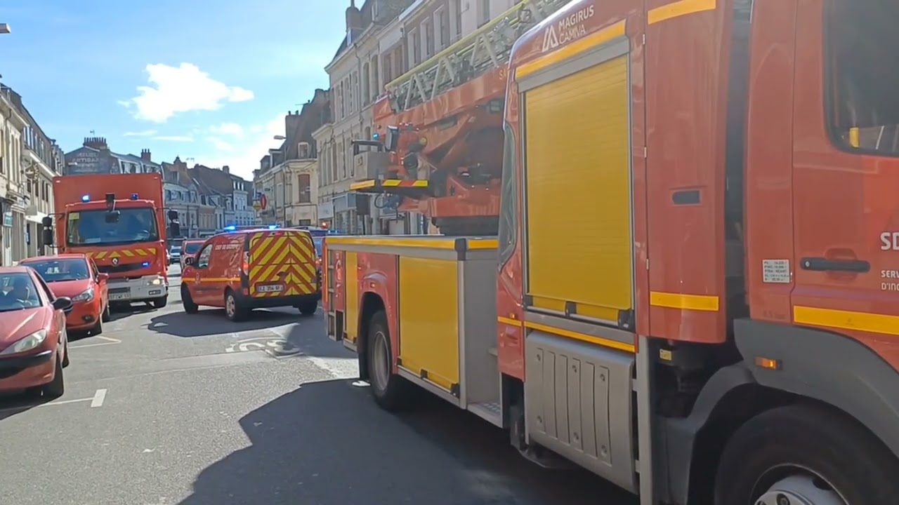 Feu au parking de l'ancienne galerie du Dauphin - Douai - 1er Avril 2024
