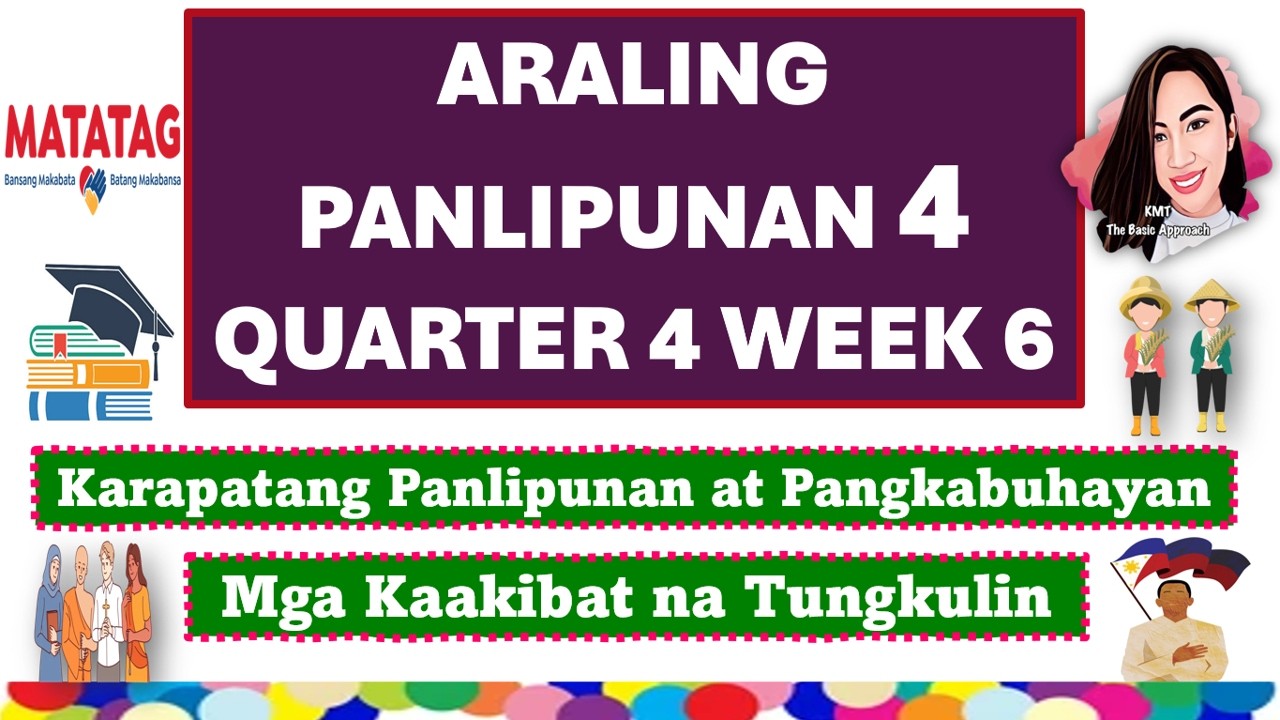 ARALING PANLIPUNAN 4 QUARTER 4 WEEK 6 MATATAG CURRICULUM #aralingpanlipunan4quarter4week6