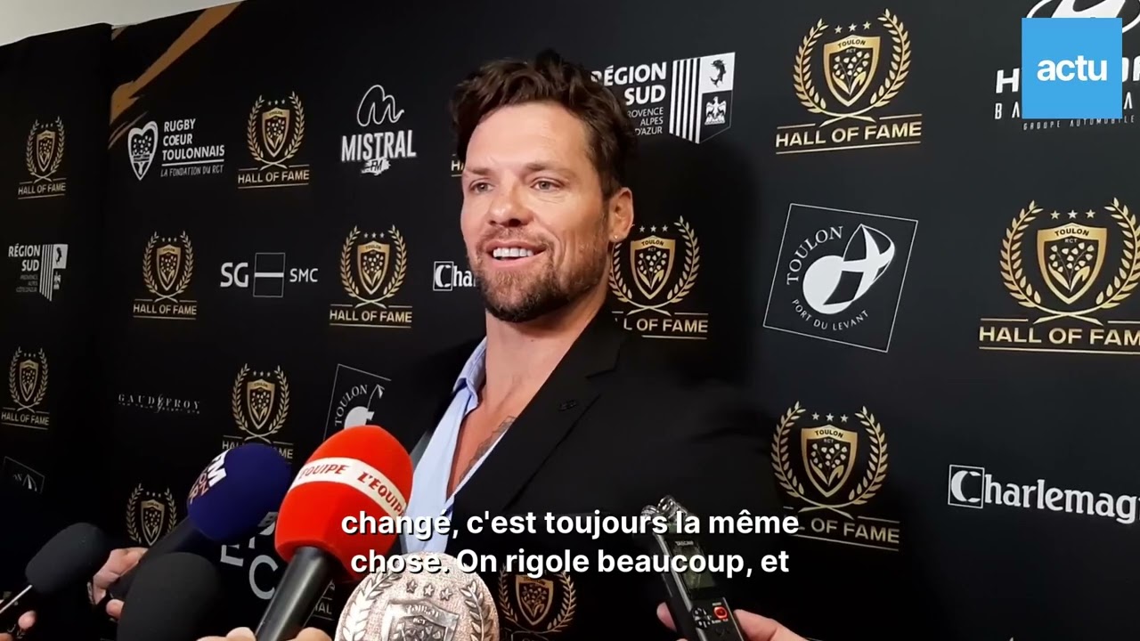 Hall Of Fame du RC Toulon : L'émotion de Joe Van Niekerk