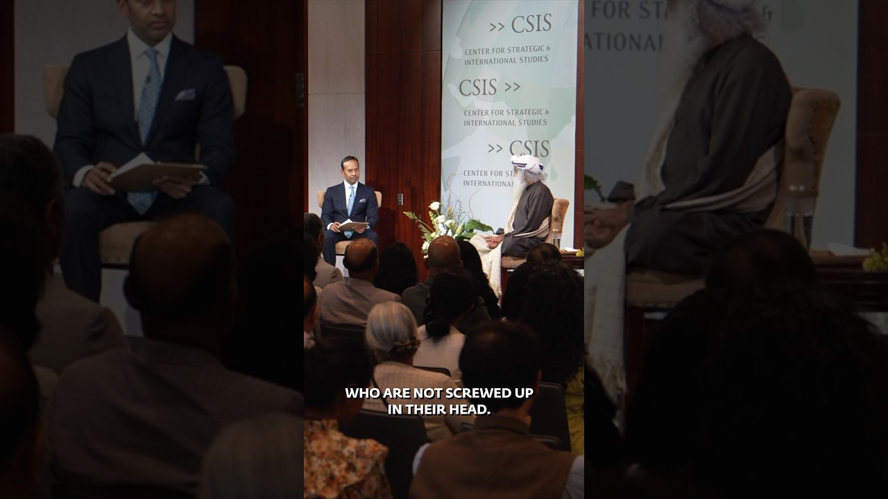 Center for Strategic & International Studies Hosts Sadhguru