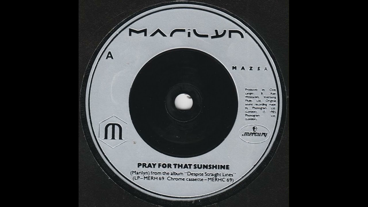 Marilyn Pray For That Sunshine 7 Inch
