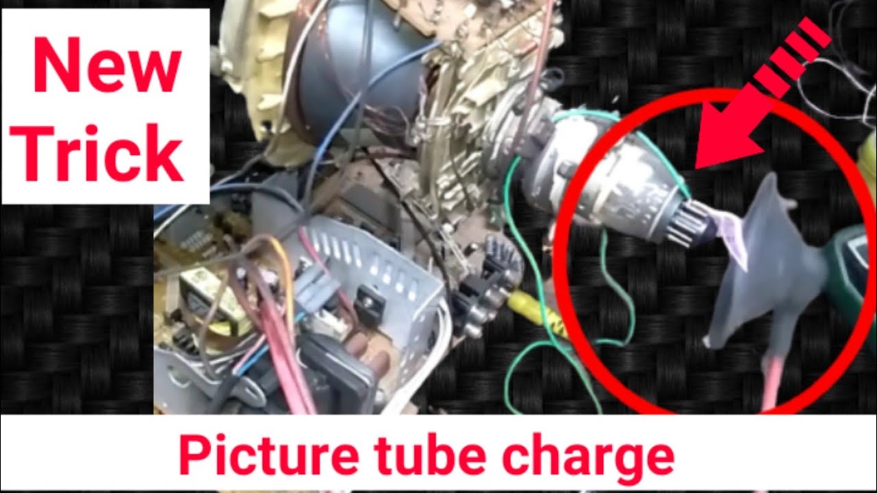 Picture tube charge bina charger 🤔 Colour Tv repair hindi.