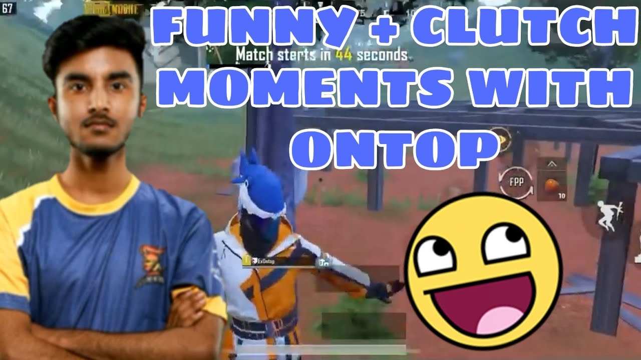 FUNNY + CLUTCH MOMENTS WITH ONTOP || ONTOP GONE MAD 🤣 || PUBGM NEPAL - GAURABYT ||