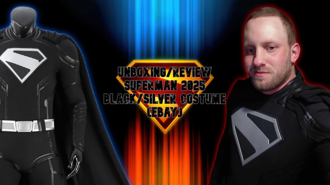 Unboxing/Review: Superman 2025 Black/Silver Costume (eBay)
