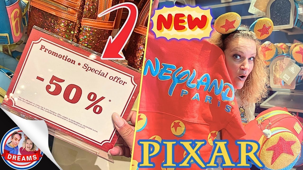 SUPERS PROMOS - 50% & NOUVEAUTÉS PIXAR À DISNEYLAND PARIS