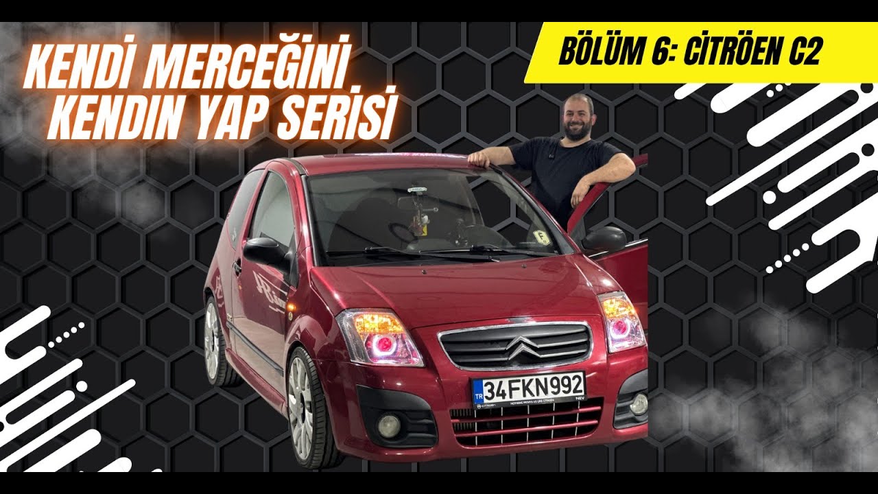 Kendi Merceğini Kendin Yap Bölüm 6 #citroen C2 #biledprojector