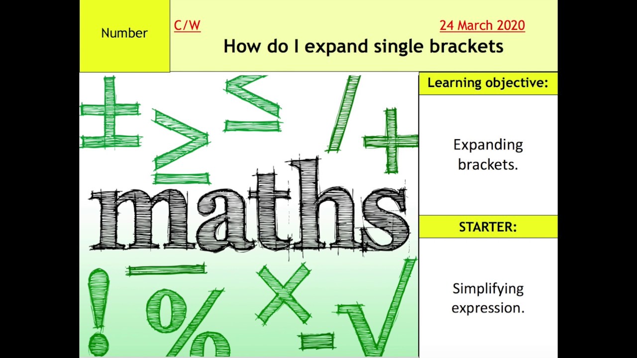 How do i expand brackets?
