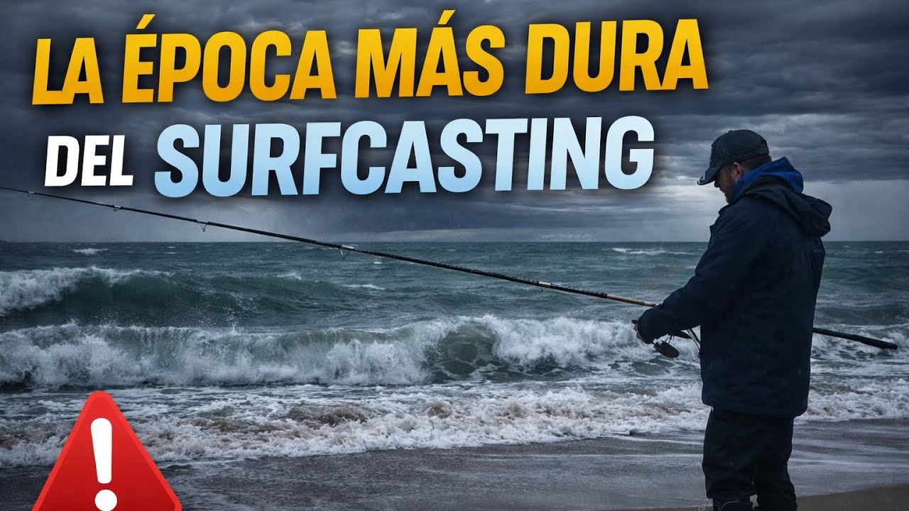 Batallando en la época mas dura del Surfcasting. 