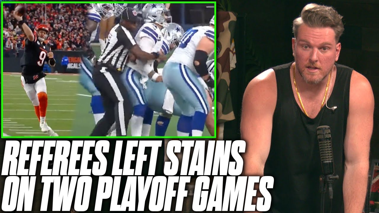 The Referees HAVE To Get Better, Left Stain On Two Playoff Games | Pat McAfee Reacts