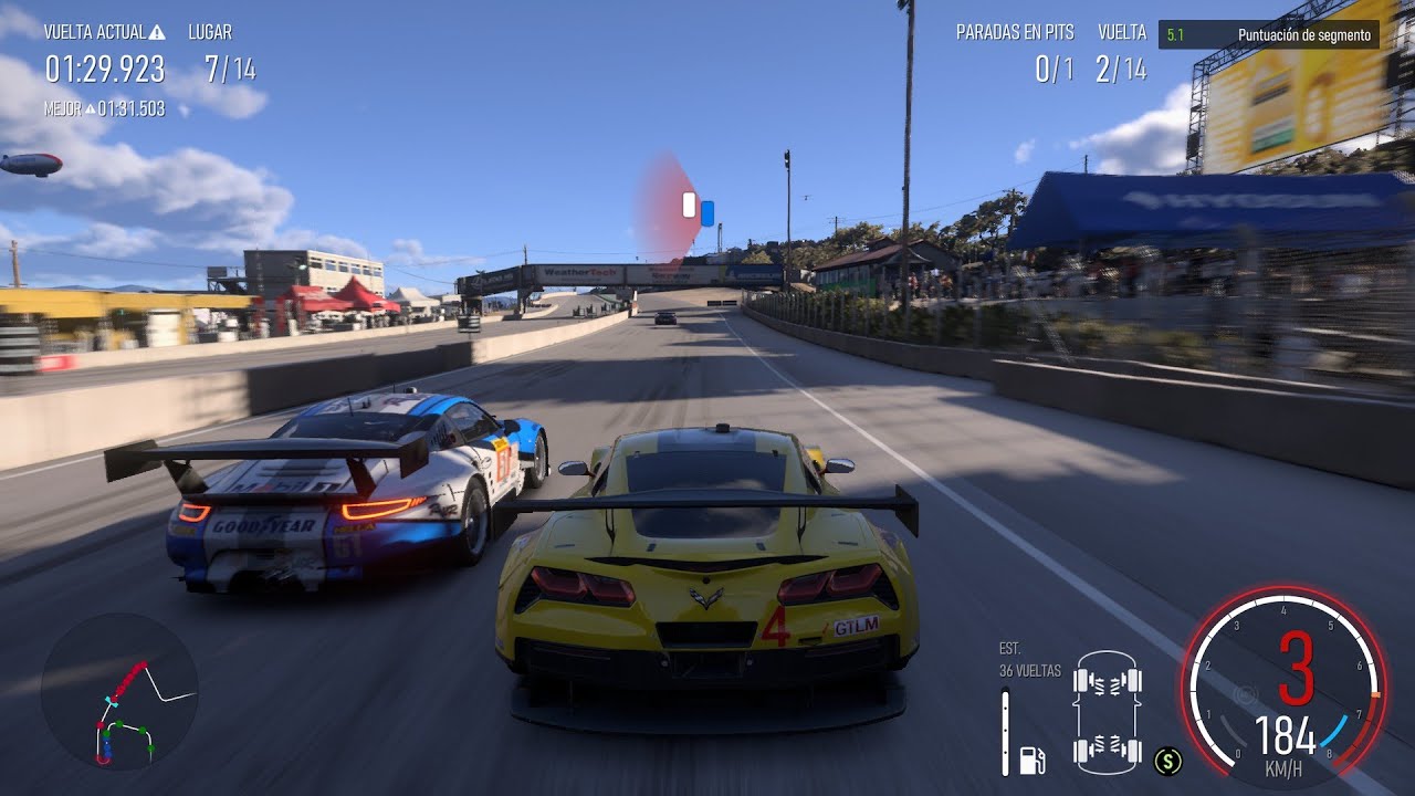 Multi-Class Race in the Corvette C7 GTE at Laguna Seca | Forza Motorsport 2023