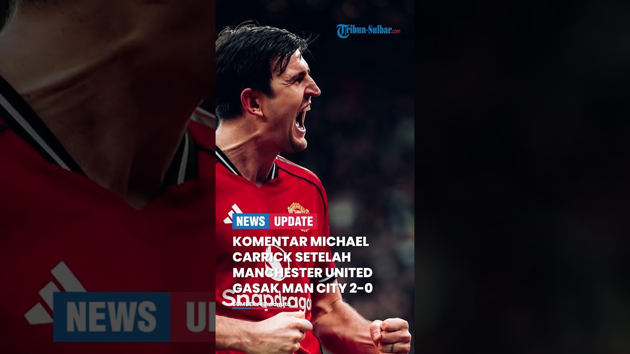 Komentar Michael Carrick setelah Manchester United Gasak Man City 2-0