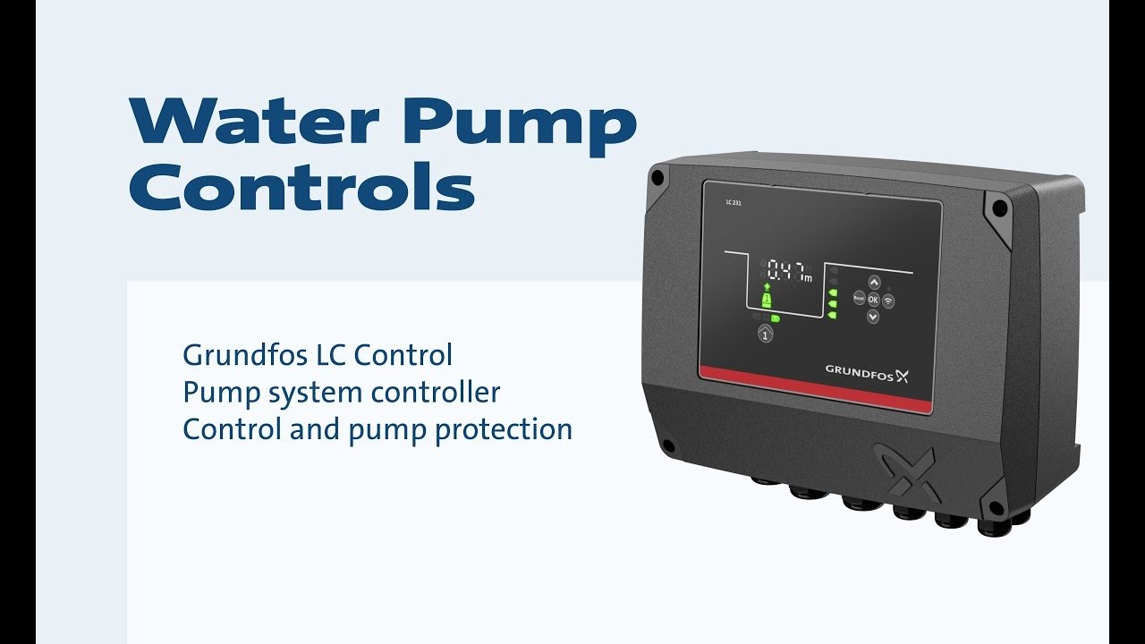 Контроллер Grundfos LC. Настройки системы давления.