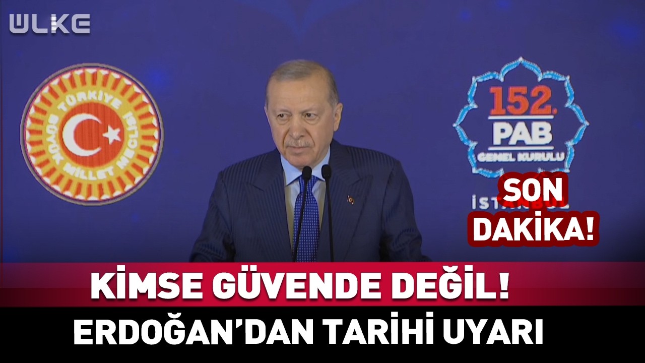 Kimse G&uuml;vende Değil! Cumhurbaşkanı Erdoğan'dan Tarihi Uyarı #sondakika
