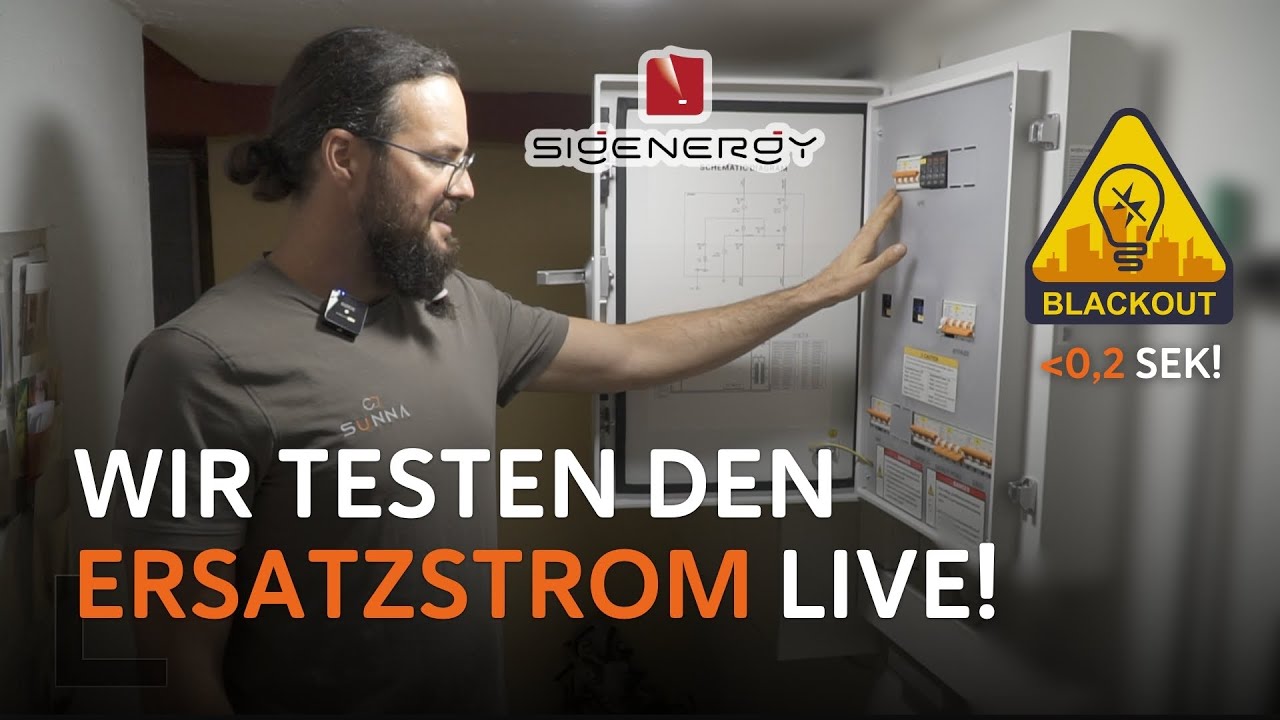 Wir simulieren einen Stromausfall! Sigenergy Ersatzstrom erkl&auml;rt