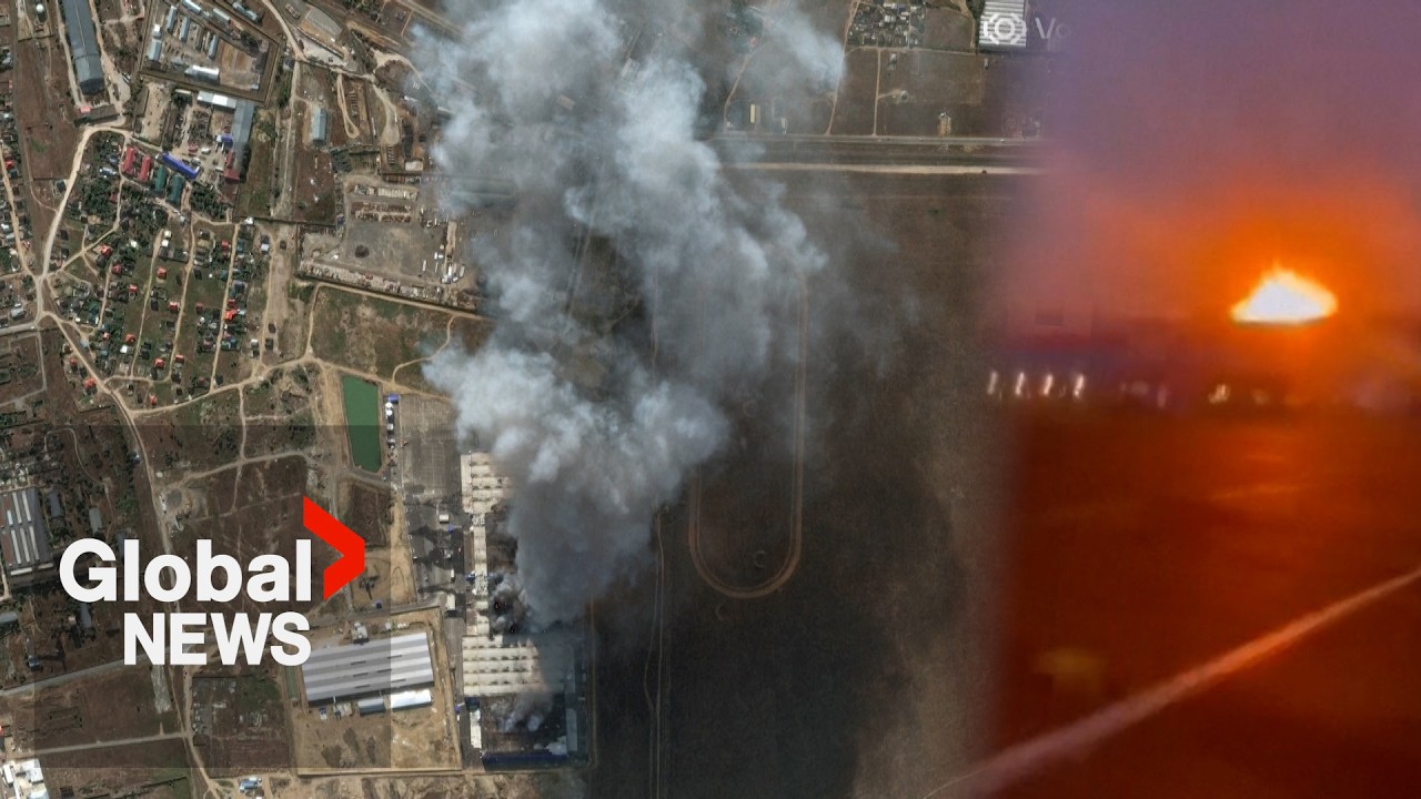 Ukrainian drones attack Russian online retailer, Russia strikes back
