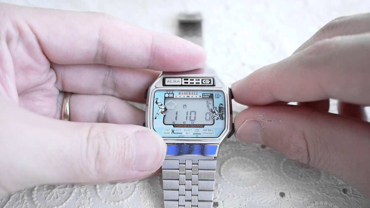SEIKO ALBA BASEBALL GAME