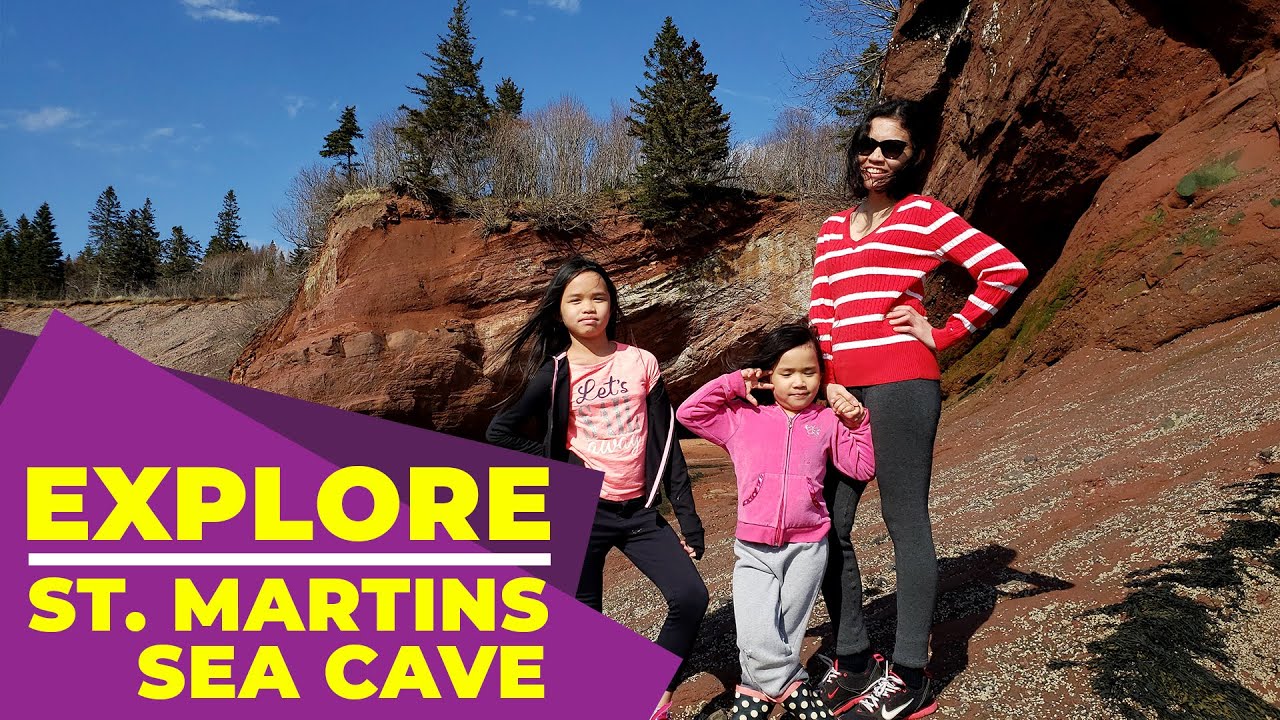 Exploring St. Martins Sea Cave in New Brunswick, Canada