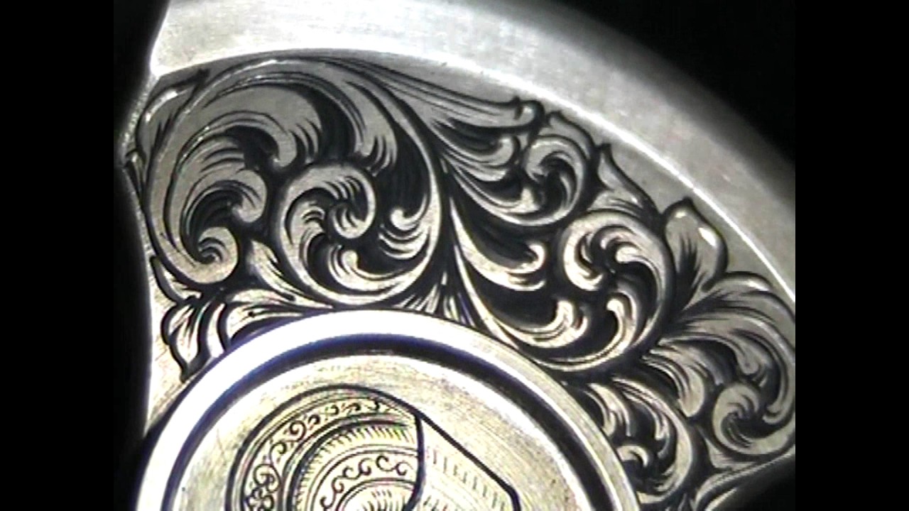 Rotablade Stubby Full cover engraving by Shaun Hughes
