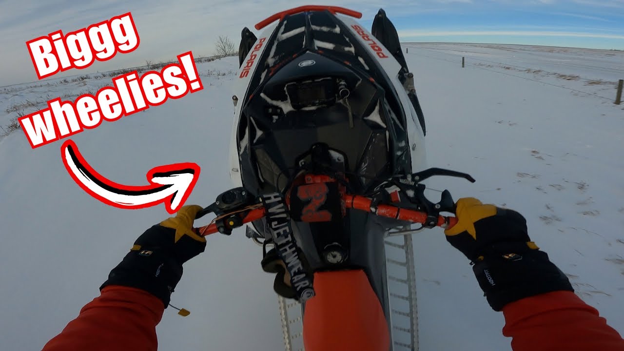 Trying re entries on the RMK! (snowmobile POV)