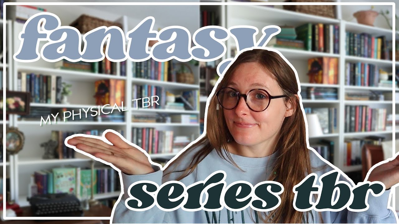 my fantasy series tbr | all the books on my physical tbr
