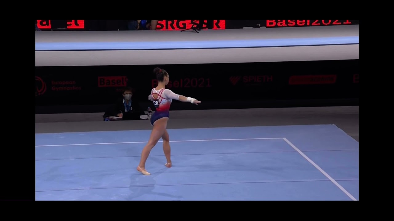 Sheyen Petit (FRA) final AA European Championships FX