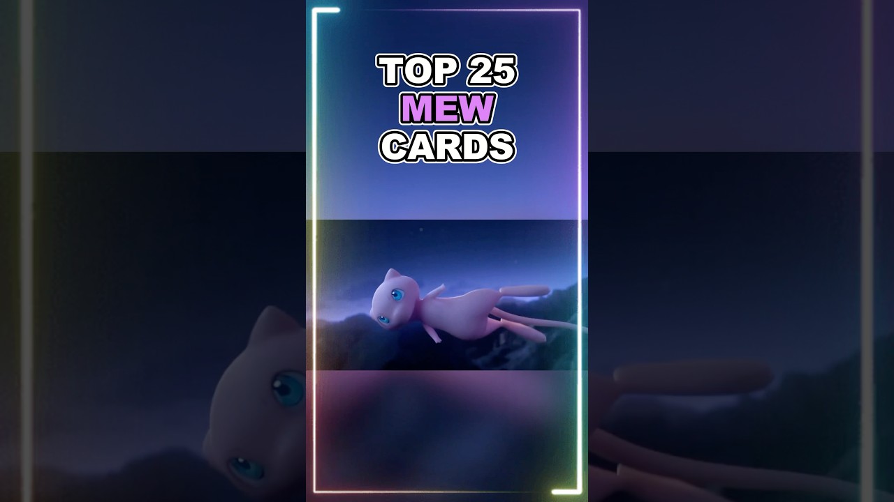 Top 25 Most Expensive Mew Pok&eacute;mon Cards #mew #pokemoncards #pokemon
