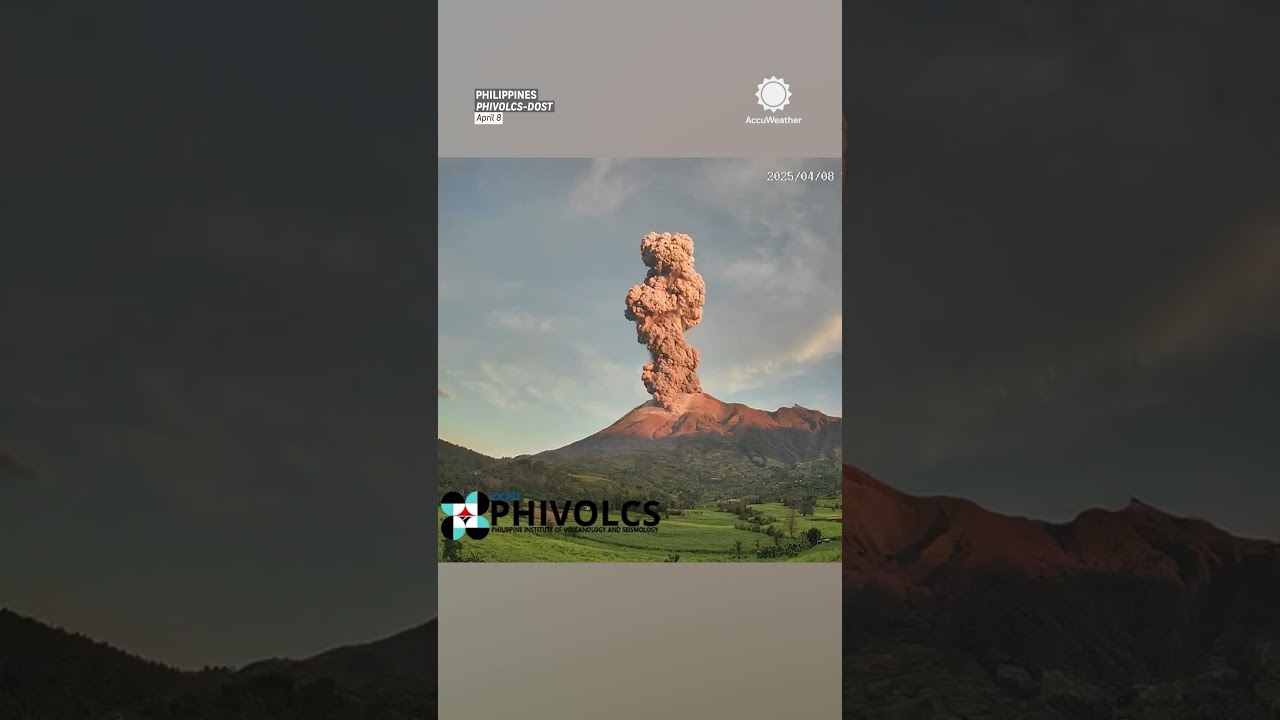Watch the Kanlaon Volcano Erupt in Philippines