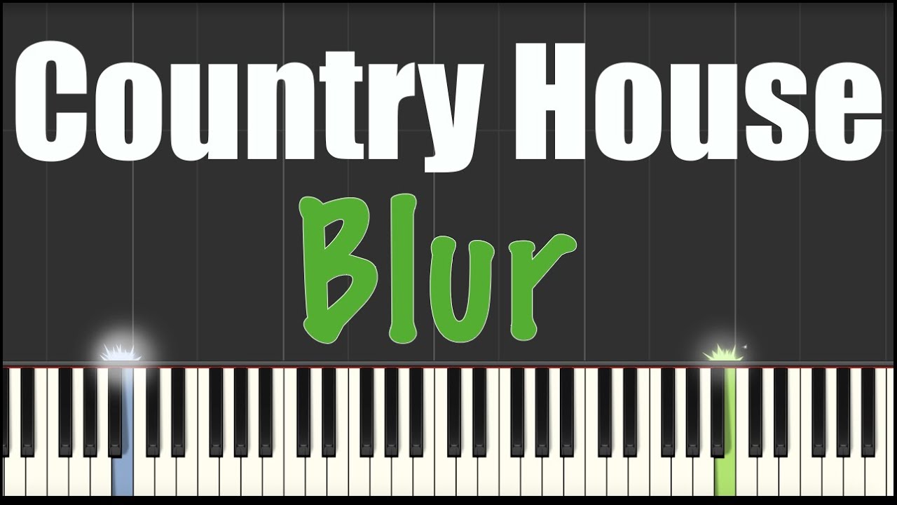 Country House - Blur - Piano Tutorial