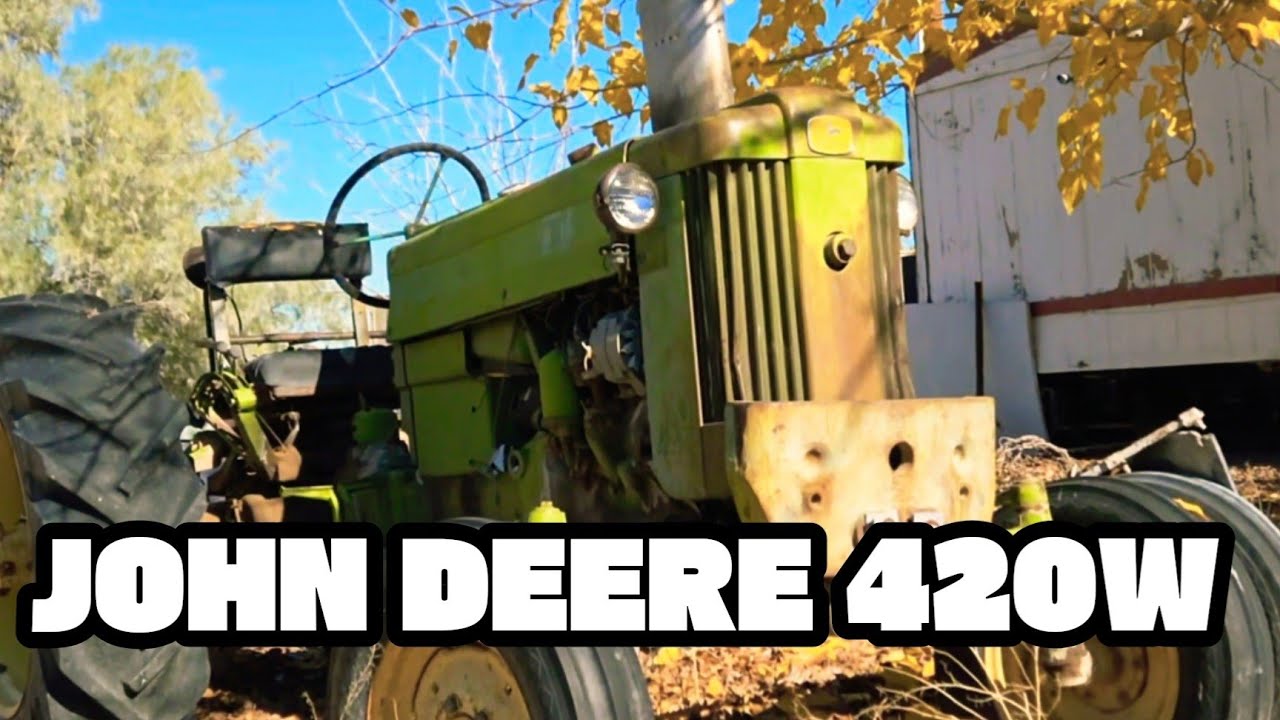 JOHN DEERE 420W: Maintenance Walk Through 