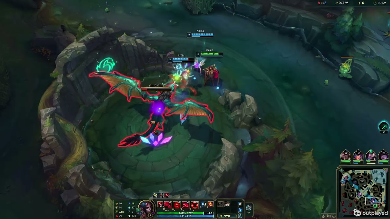 League of Legends Match 1 Supp Swain
