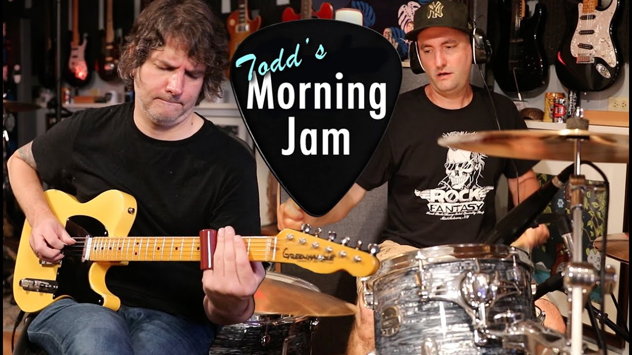 Slide Tele Blues w/Matt Byrne on Drums I MORNING JAM 280