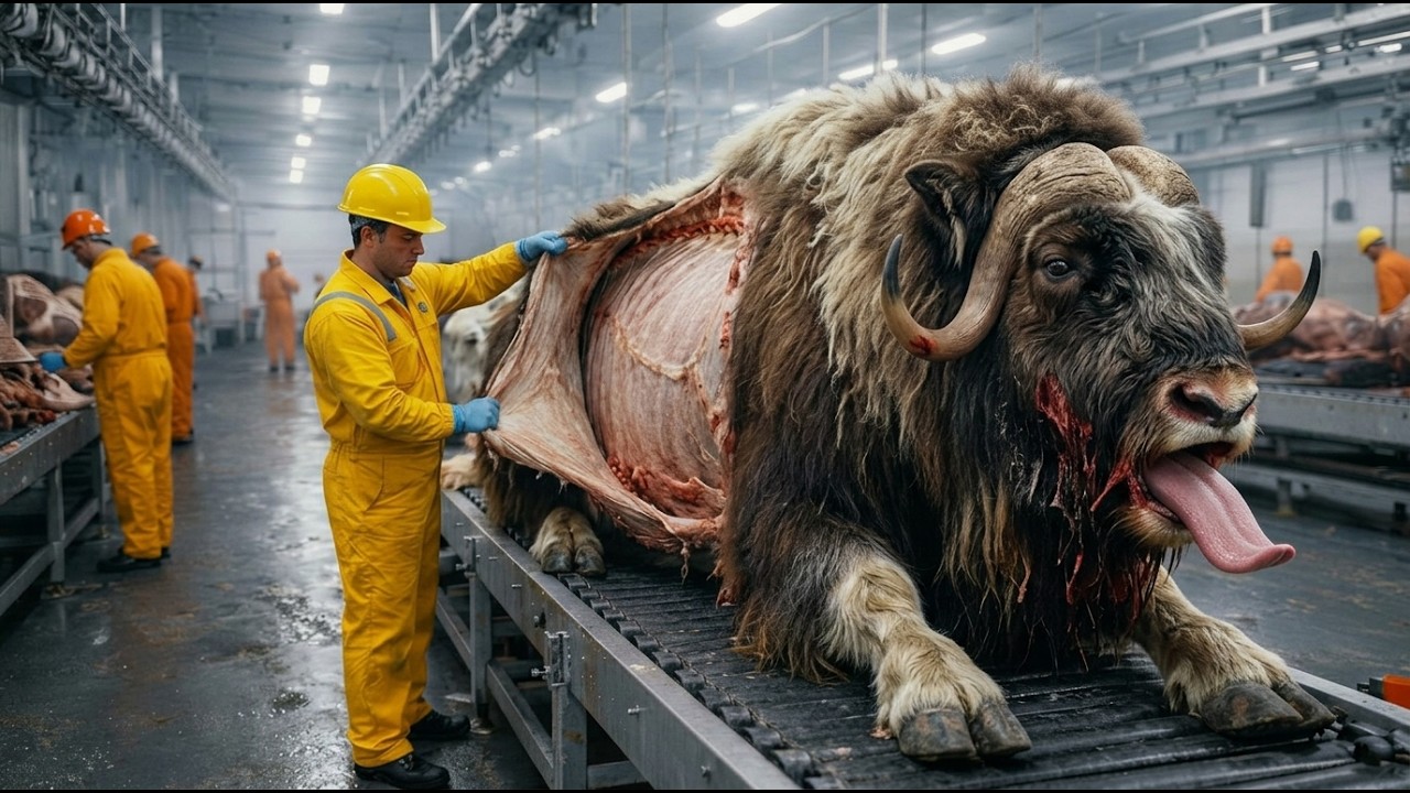 Inside the Ovibos Moschatus Factory: From Rare Wool to Luxury Winter Jackets (Full Process)