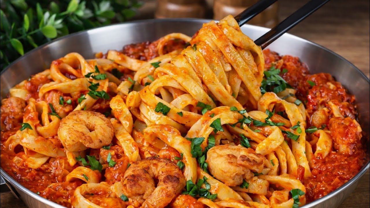 Такой вкусной пасты я никогда не ел! Лучший простой ужин с пастой!