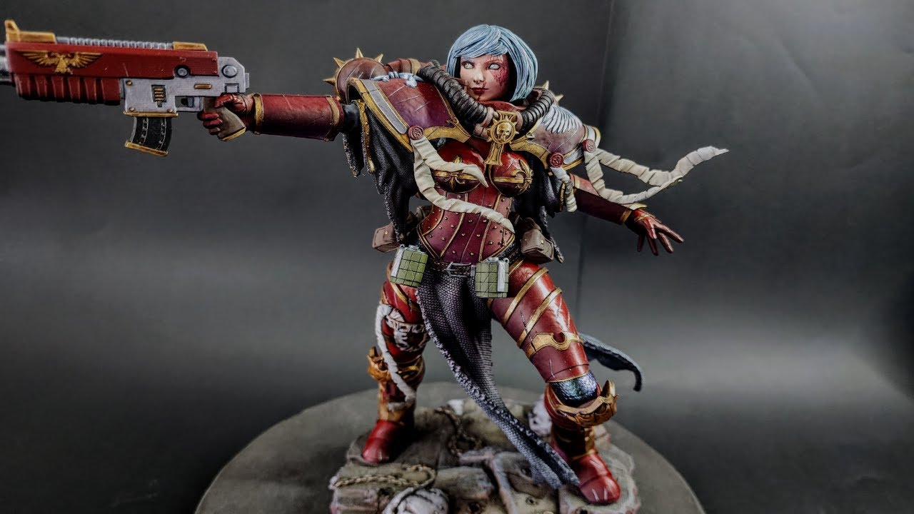 Sister of battle 1/6 scale Painting, intro LIVE