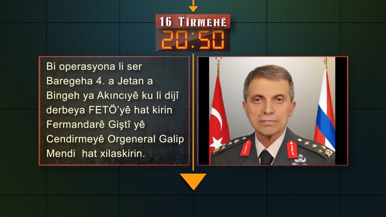Dakika Dakika Darbe Girişimi ( Deqqe bi deqqe Teşebbusa Derbey&ecirc;) TRTKurdiTV