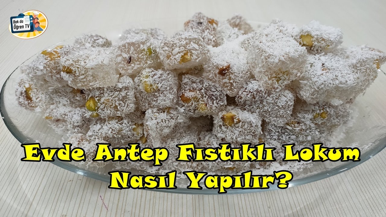 Lokum yapımı bu kadar ucuz olamaz😯 Evde Antep Fıstıklı lokum tarifi