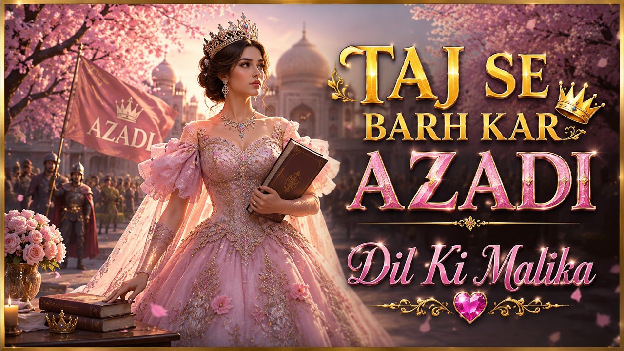 “Taj Se Barh Kar Azadi”👑|“Dil Ki Malika”💖|moral story|fairy tales story|princess story